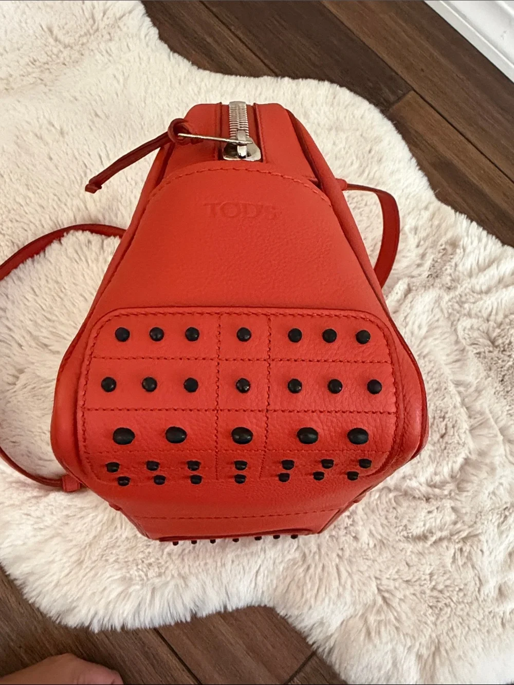 Tod's Miky Bauletto (D-Styling) Satchel - Red-Orange Women Bag